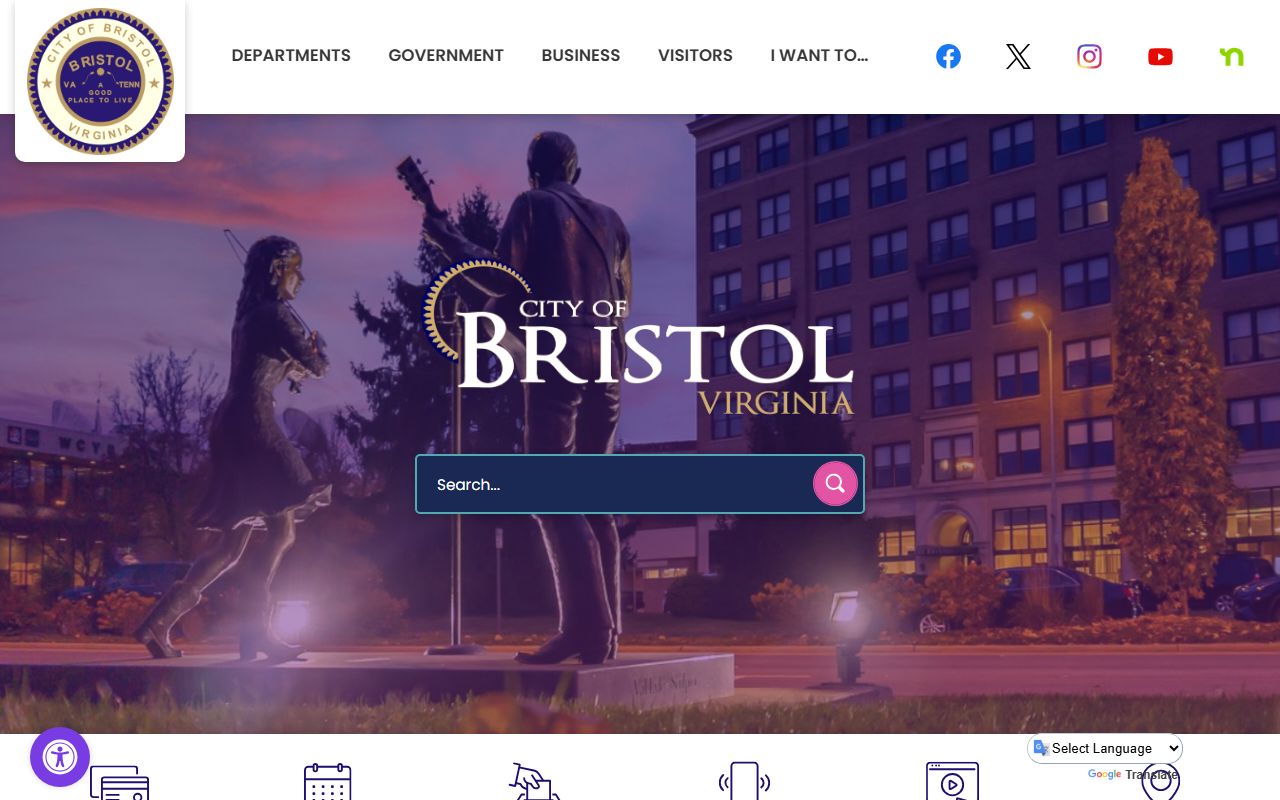 Bristol city government felony records