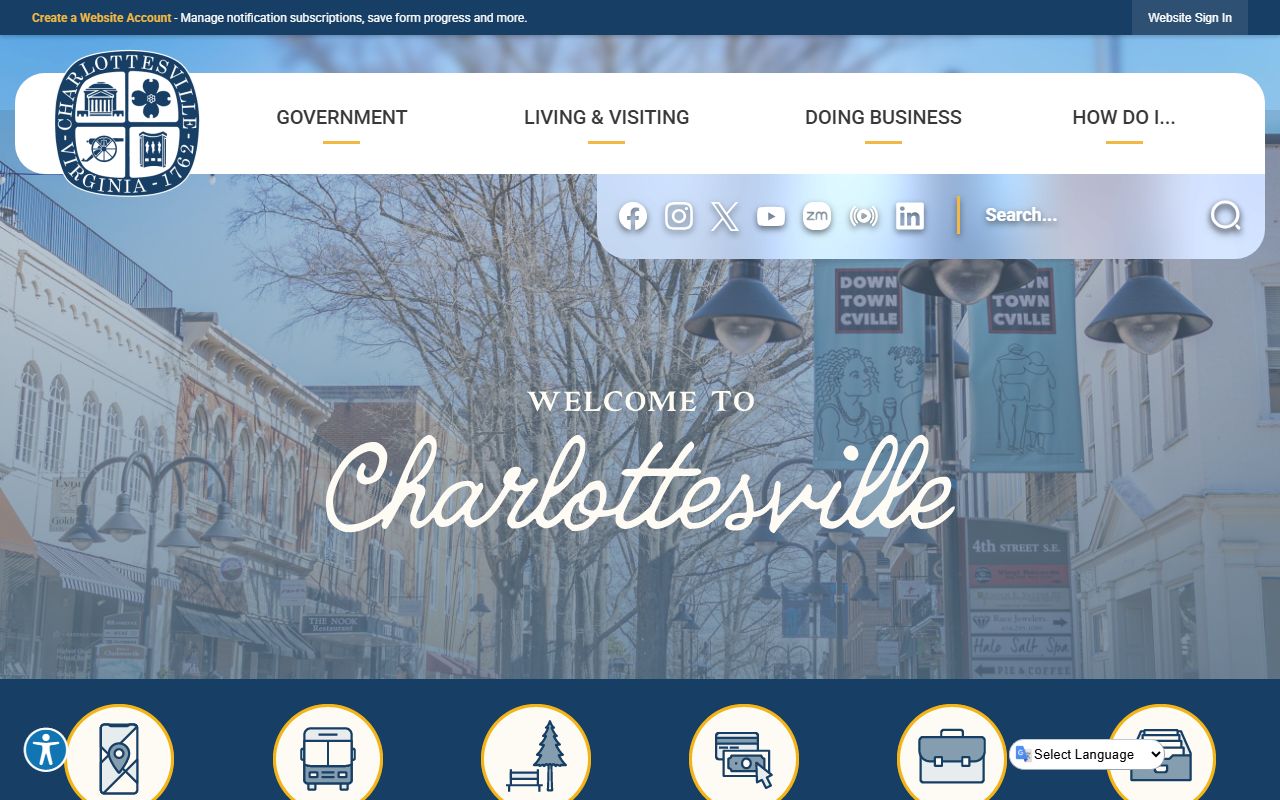 Charlottesville city government felony records