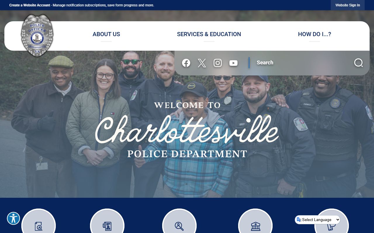 Charlottesville police department felony records
