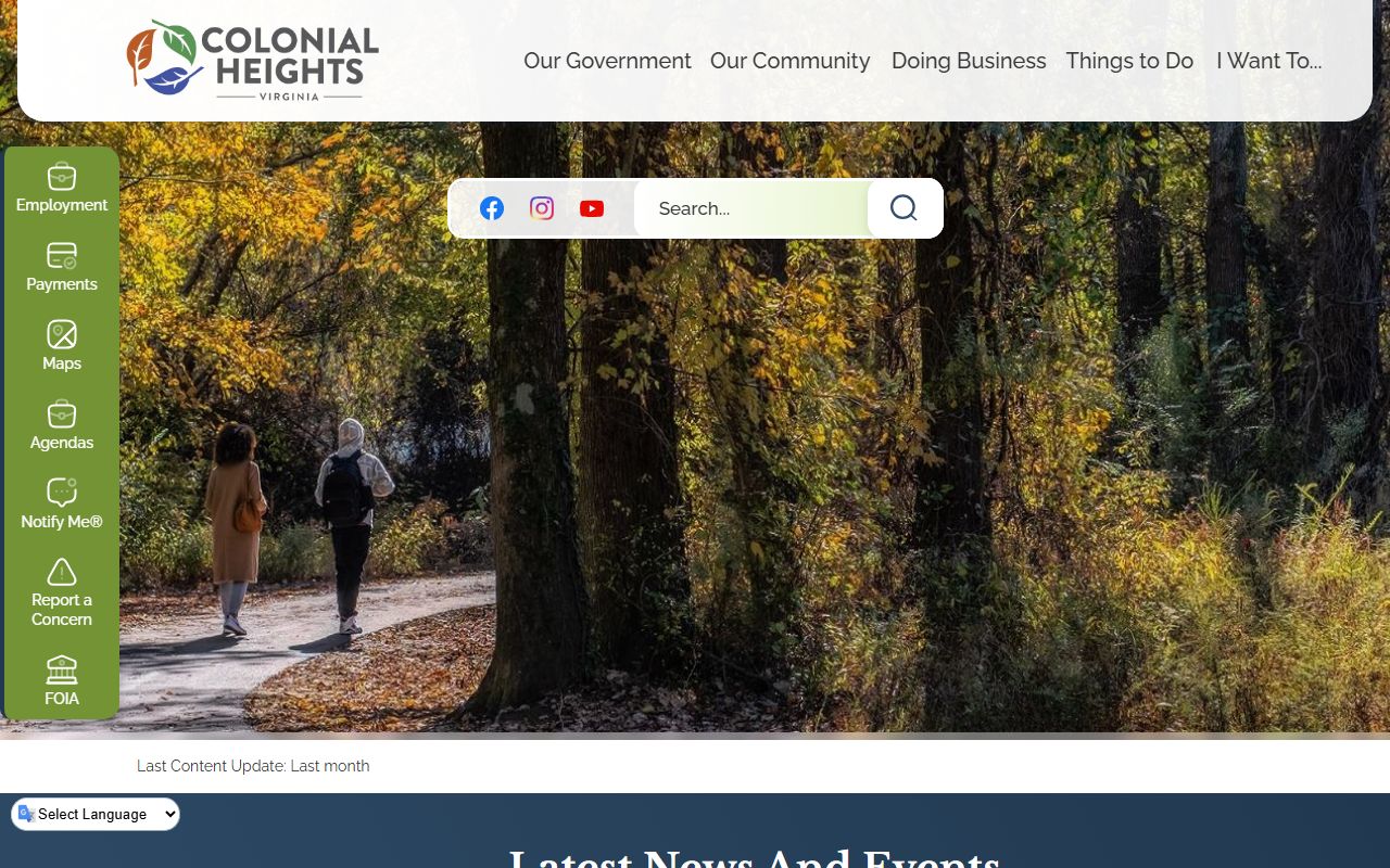 Colonial Heights city government felony records