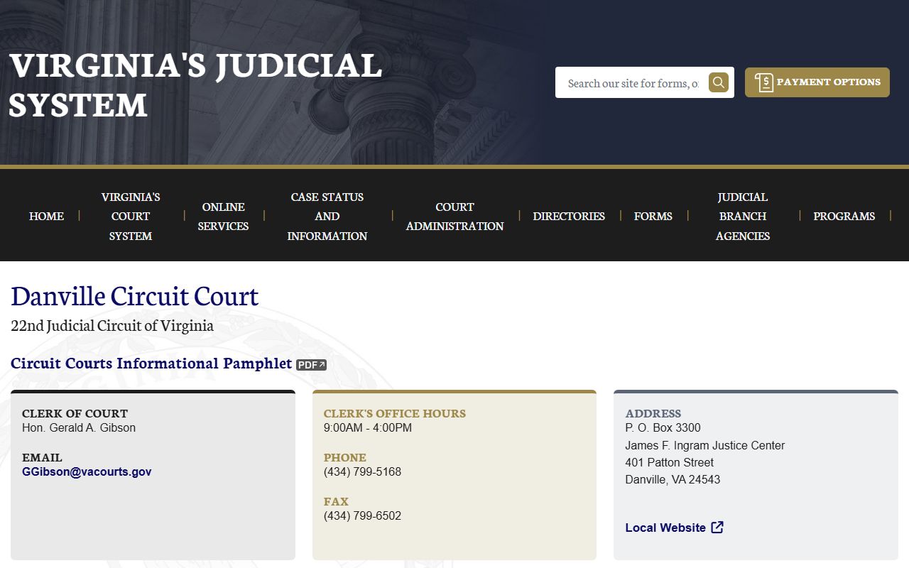 Danville circuit court felony records