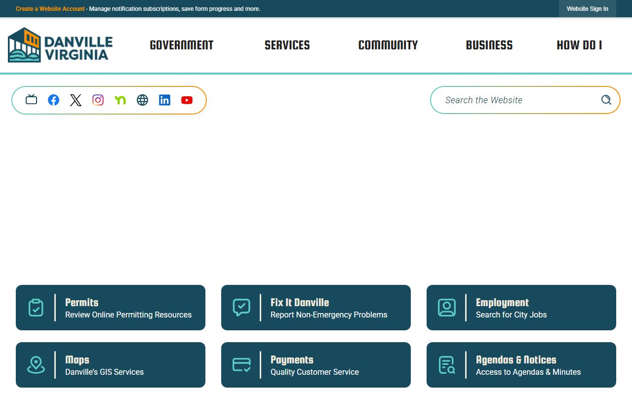Danville city government felony records