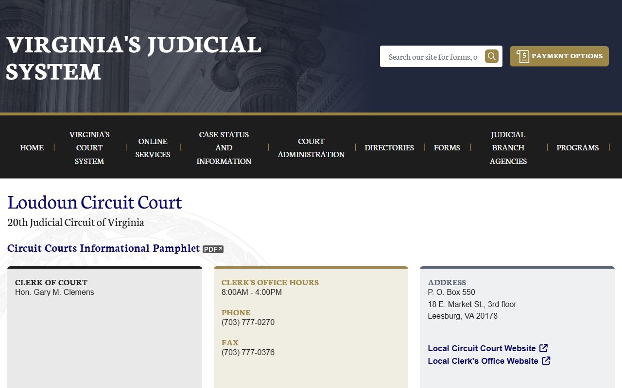 Leesburg circuit court felony records