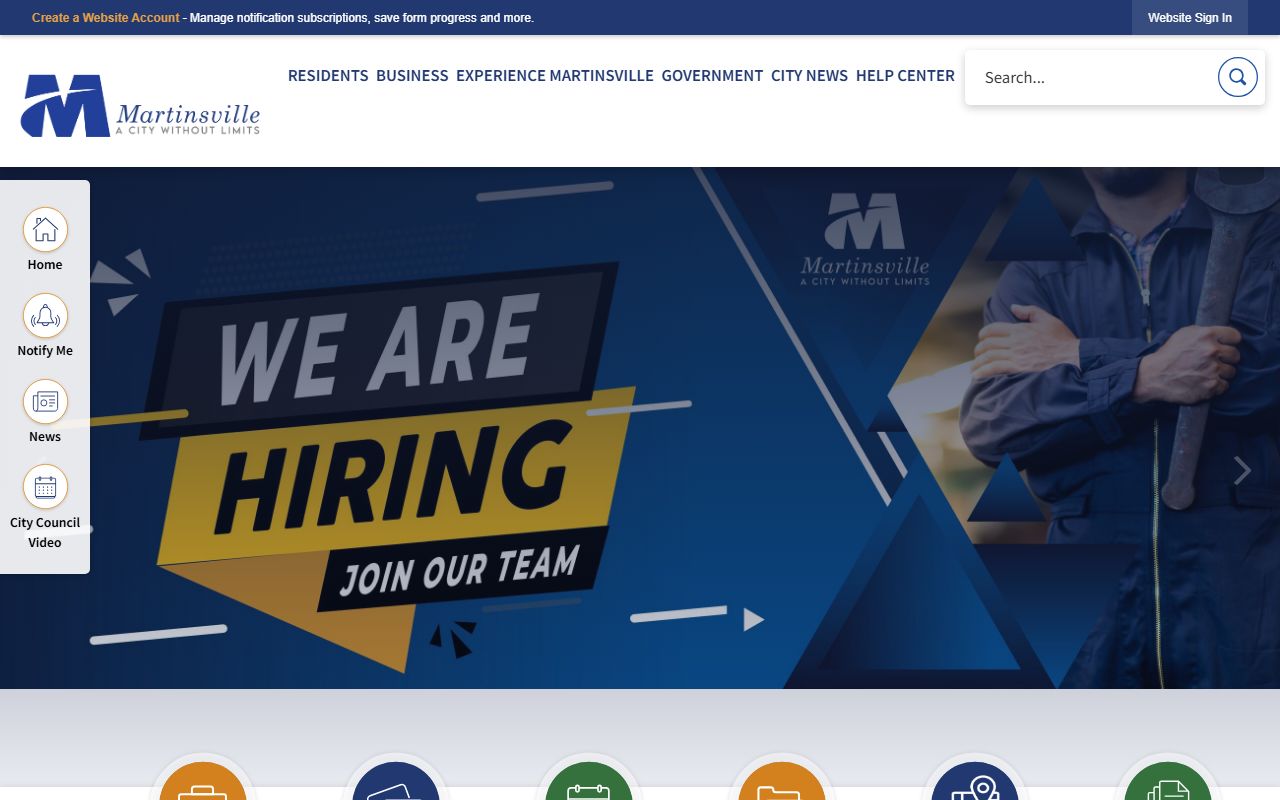 Martinsville city government felony records