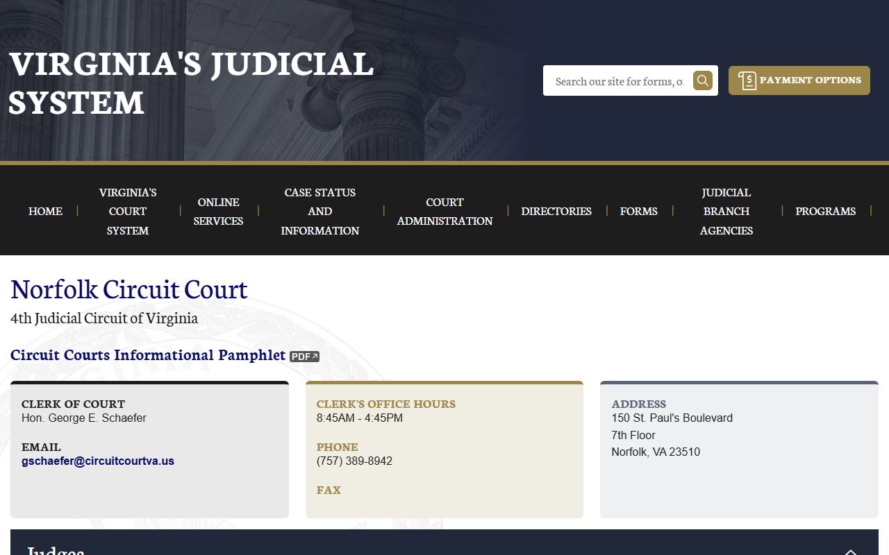Norfolk circuit court felony records