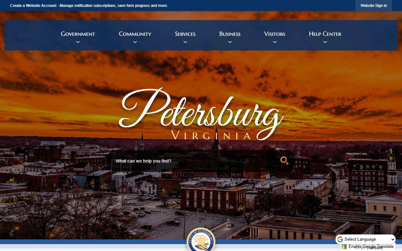 Petersburg city government felony records