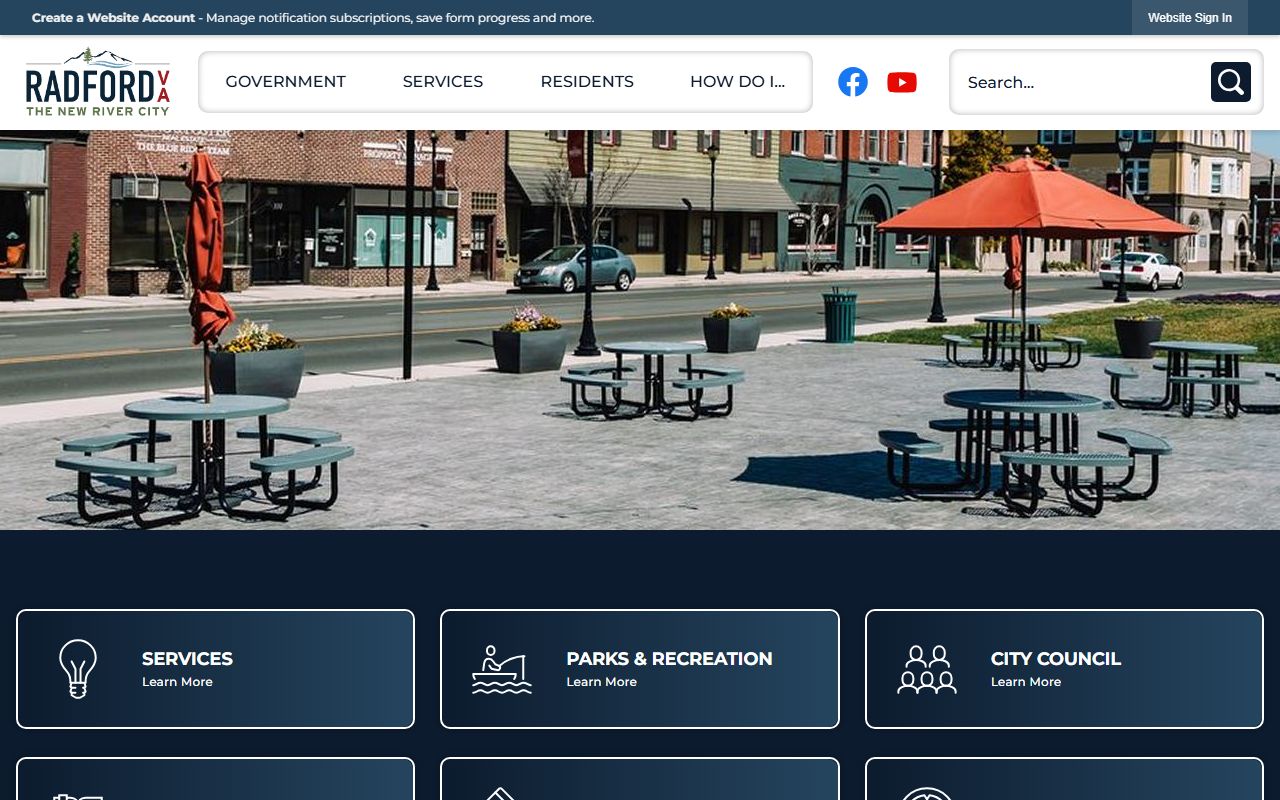 Radford city government felony records