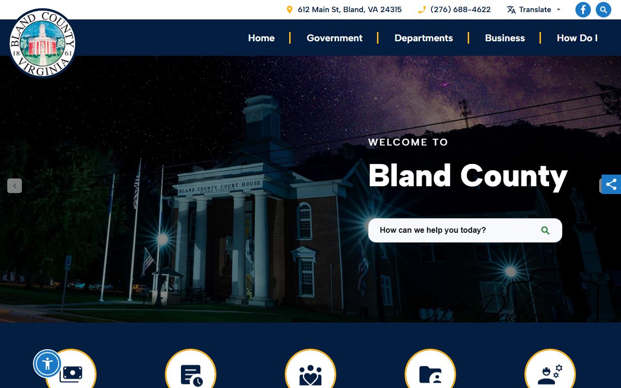 Bland County felony records resources