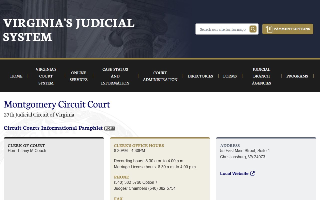 Montgomery County circuit court felony records