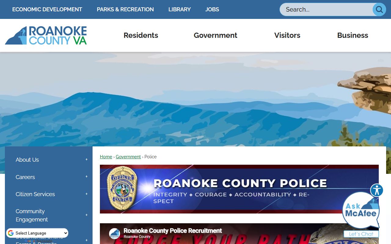 Roanoke County felony records resources